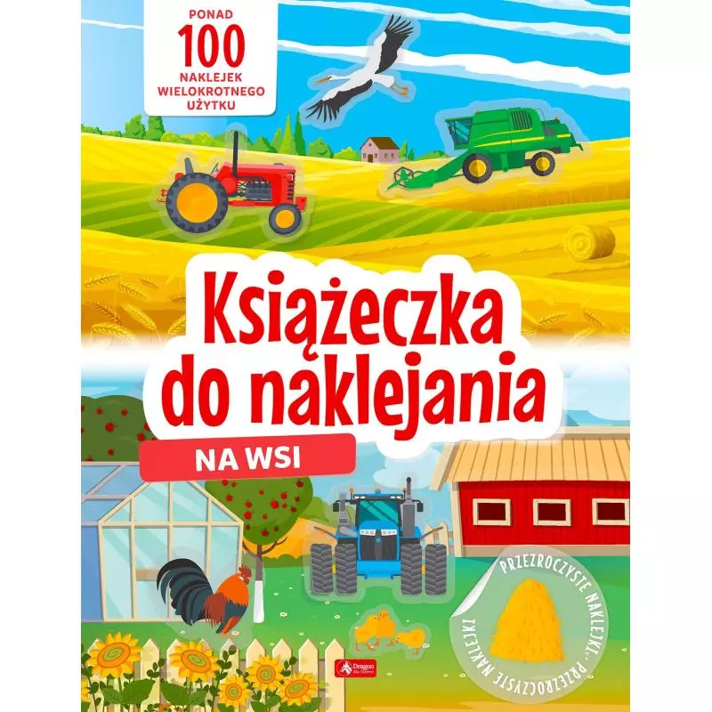 KSIĄŻECZKA DO NAKLEJANIA NA WSI - Dragon