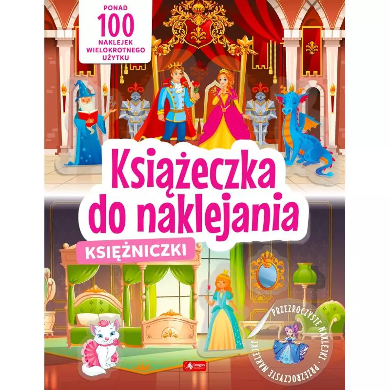 KSIĄŻECZKA DO NAKLEJANIA KSIĘŻNICZKI - Dragon