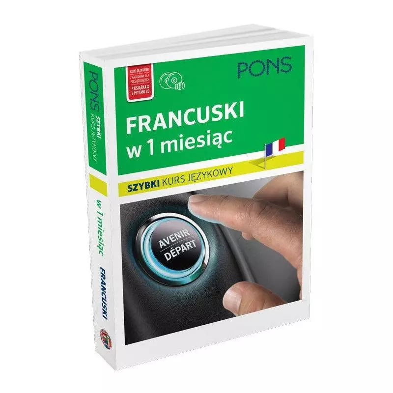 FRANCUSKI W 1 MIESIĄC SZYBKI KURS JĘZYKOWY + CD - Pons