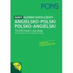 SŁOWNIK WSPÓŁCZESNY ANGIELSKO-POLSKI POLSKO-ANGIELSKI - Pons
