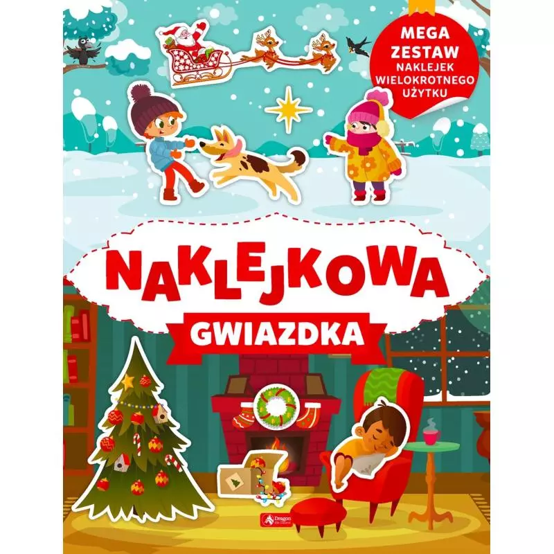 NAKLEJKOWA GWIAZDKA - Dragon