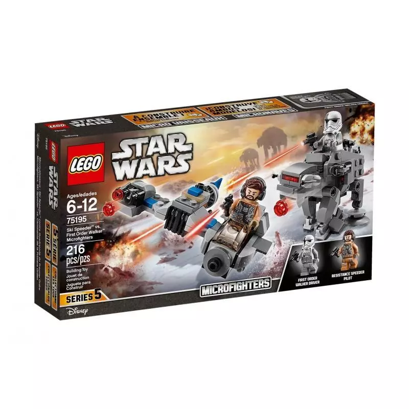 SKI SPEEDER KONTRA MASZYNA KROCZĄCA NAJWYŻSZEGO PORZĄDKU LEGO STAR WARS 75195 - Lego