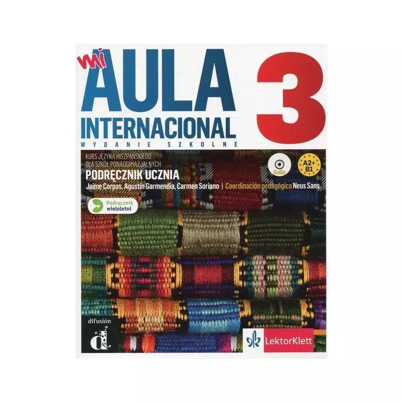 MI AULA 3 INTERNACIONAL A2/B2 JĘZYK HISZPAŃSKI PODRĘCZNIK + CD - LektorKlett