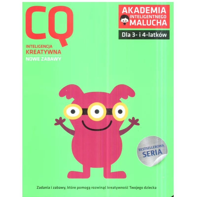 CQ-INTELIGENCJA KREATYWNA DLA 3-4 LATKÓW AKADEMIA INTELIGENTNEGO MALUCHA - LektorKlett