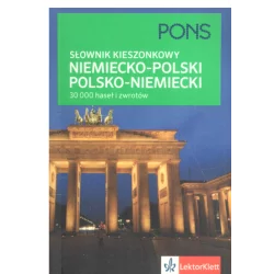 KIESZONKOWY SŁOWNIK NIEMIECKO-POLSKI, POLSKO-NIEMIECKI 30 000 HASEŁ I ZWROTÓW - Pons