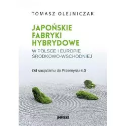 JAPOŃSKIE FABRYKI HYBRYDOWE W POLSCE I EUROPIE ŚRODKOWO-WSCHODNIEJ Tomasz Olejniczak - Poltext