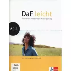 DAF LEICHT A1.1.PODRĘCZNIK Z ĆWICZENIAMI + DVD - LektorKlett