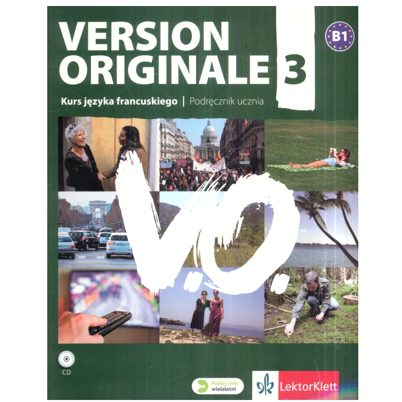 VERSION ORIGINALE 3 B1 JĘZYK FRANCUSKI PODRĘCZNIK + CD - LektorKlett