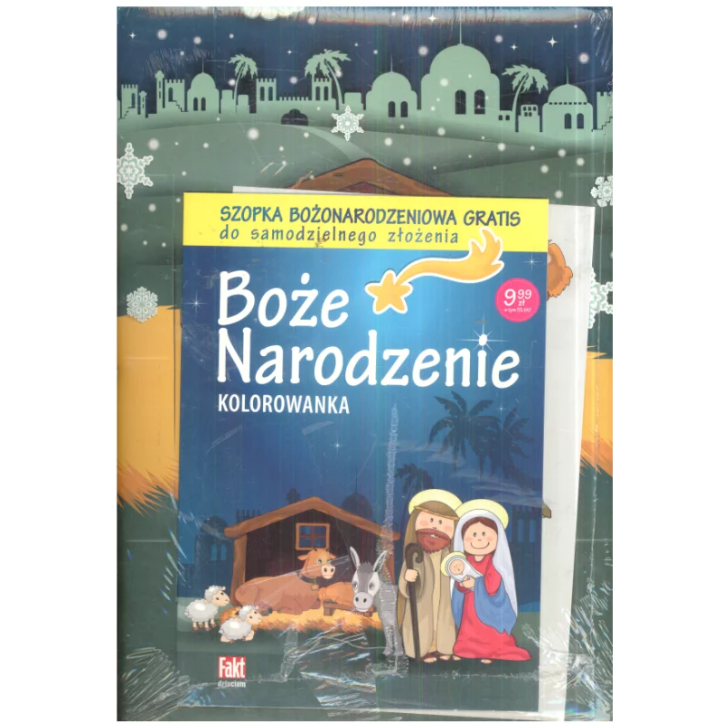 BOŻE NARODZENIE KOLOROWANKA SZOPKA BOŻONARODZENIOWA DO SAMOLNEGO ZŁOŻENIA - Ringier Axel Springer