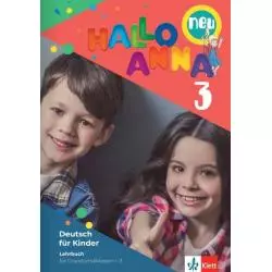 HALLO ANNA 3 PODRĘCZNIK + 2 X CD DO NAUKI JĘZYKA NIEMIECKIEGO DLA KLAS 1-3 - LektorKlett