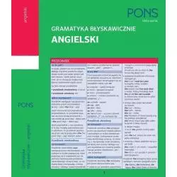 GRAMATYKA BŁYSKAWICZNIE ANGIELSKI - Pons