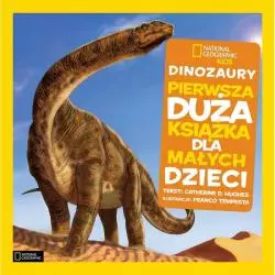 DINOZAURY PIERWSZA DUŻA KSIĄŻKA DLA MAŁYCH DZIECI - Olesiejuk