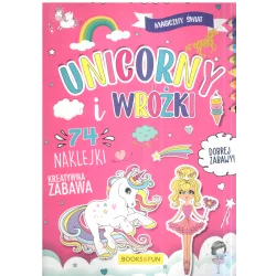 MAGICZNY ŚWIAT UNICORNY WRÓŻKI 74 NAKLEJKI KREATYWNA ZABAWA - Olesiejuk