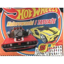 HOT WHEELS KOLOROWANKI I TATUAŻE - Olesiejuk