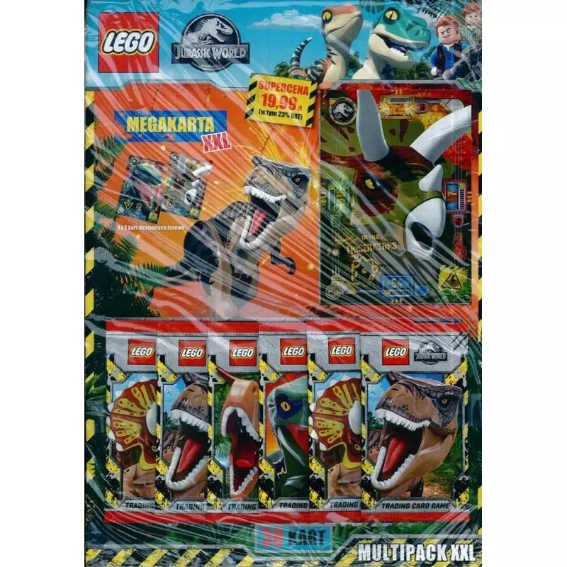 MULTIPACK XXL LEGO JURASSIC WORLD TRADE GAME CARD - Blue Ocean