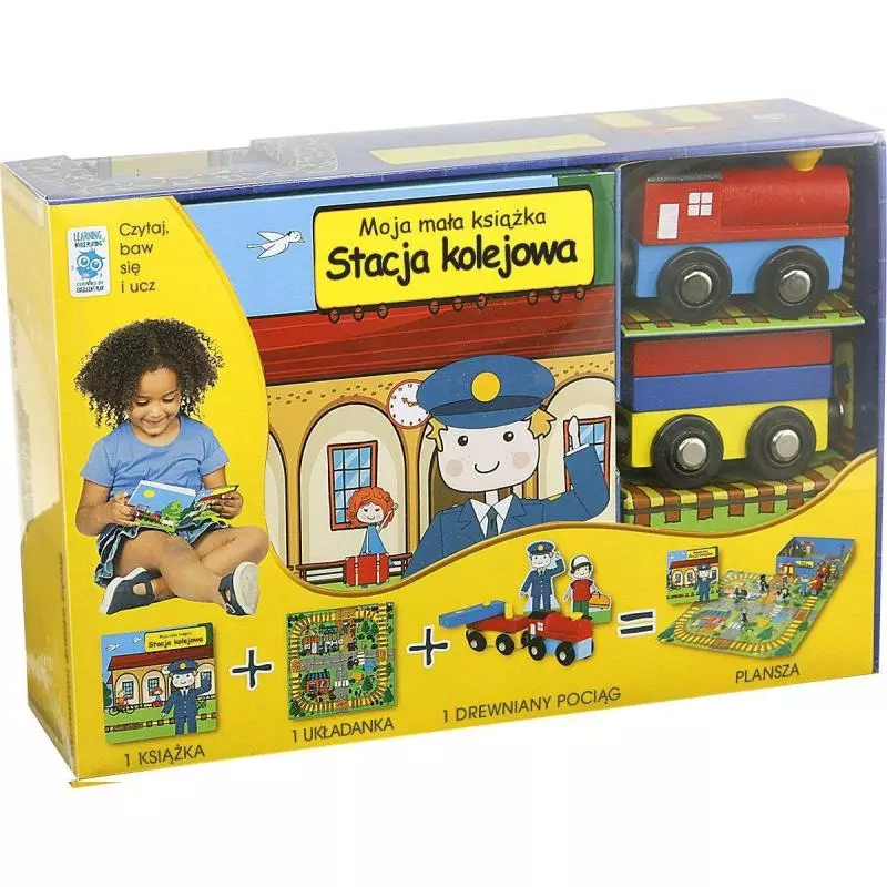 STACJA KOLEJOWA CZYTAJ BAW SIĘ I UCZ - Olesiejuk