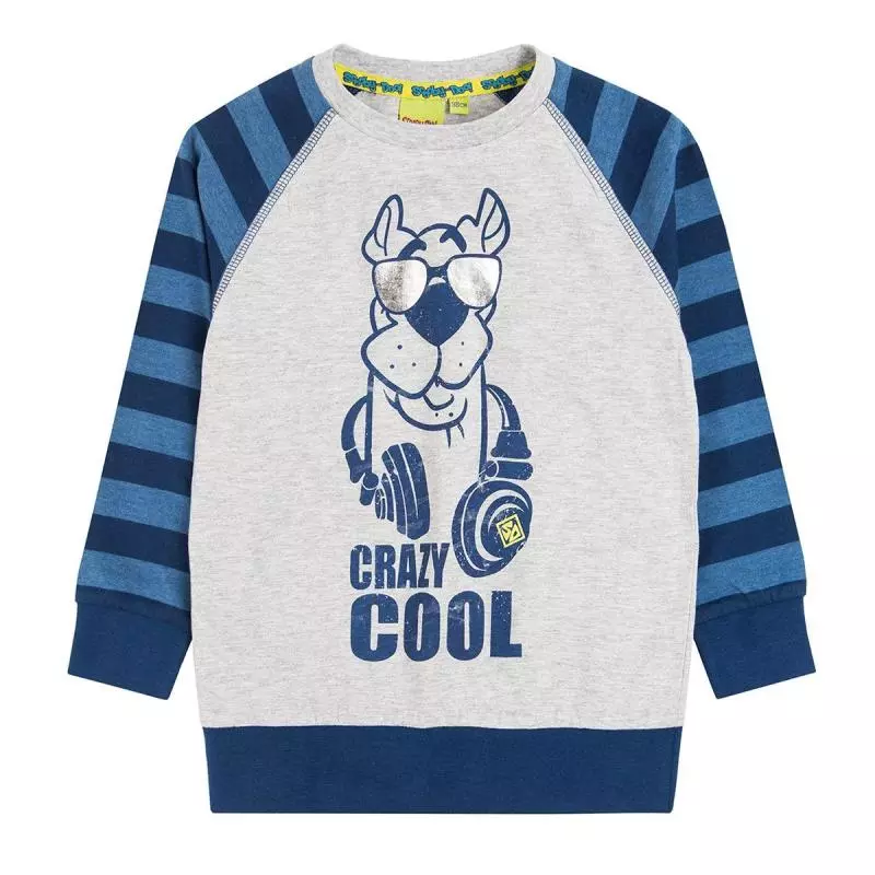 BLUZKA CHŁOPIĘCA Z DŁUGIM RĘKAWEM SCOOBY DOO 98 CM COOL CLUB - Cool Club