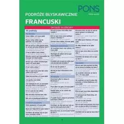 FRANCUSKI PODRÓŻE BŁYSKAWICZNIE - Pons