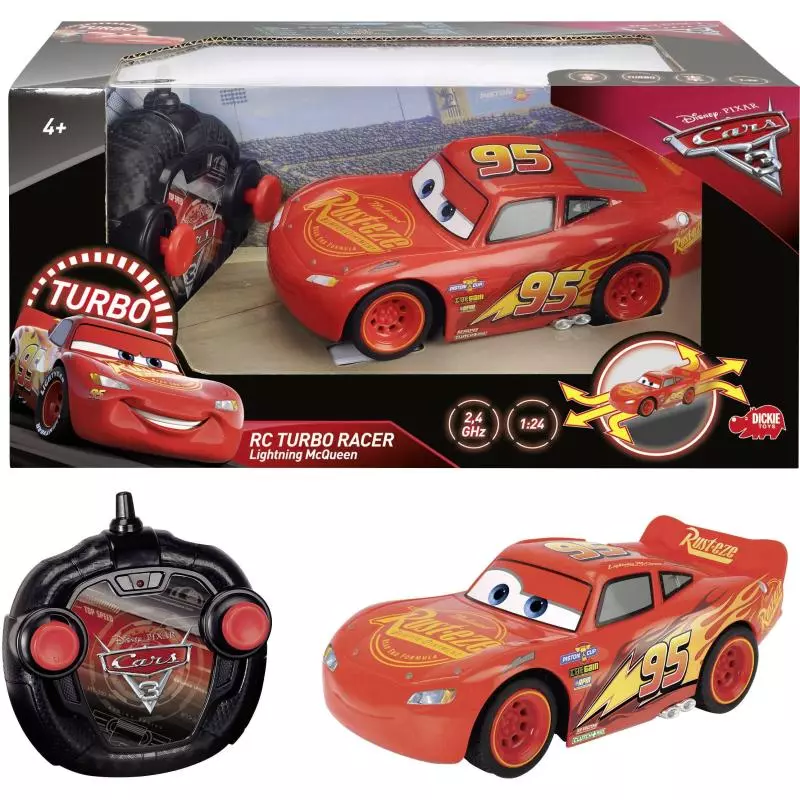 AUTA CARS 3 ZYGZAK MCQUEEN ZDALNIE STEROWANY 4+ II GATUNEK - Smoby