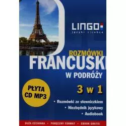 FRANCUSKI W PODRÓŻY ROZMÓWKI 3 W 1 + CD Ewa Gwiazdecka - Lingo