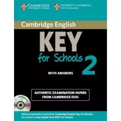 KEY FOR SCHOOLS 2 PODRĘCZNIK + CD - Cambridge University Press