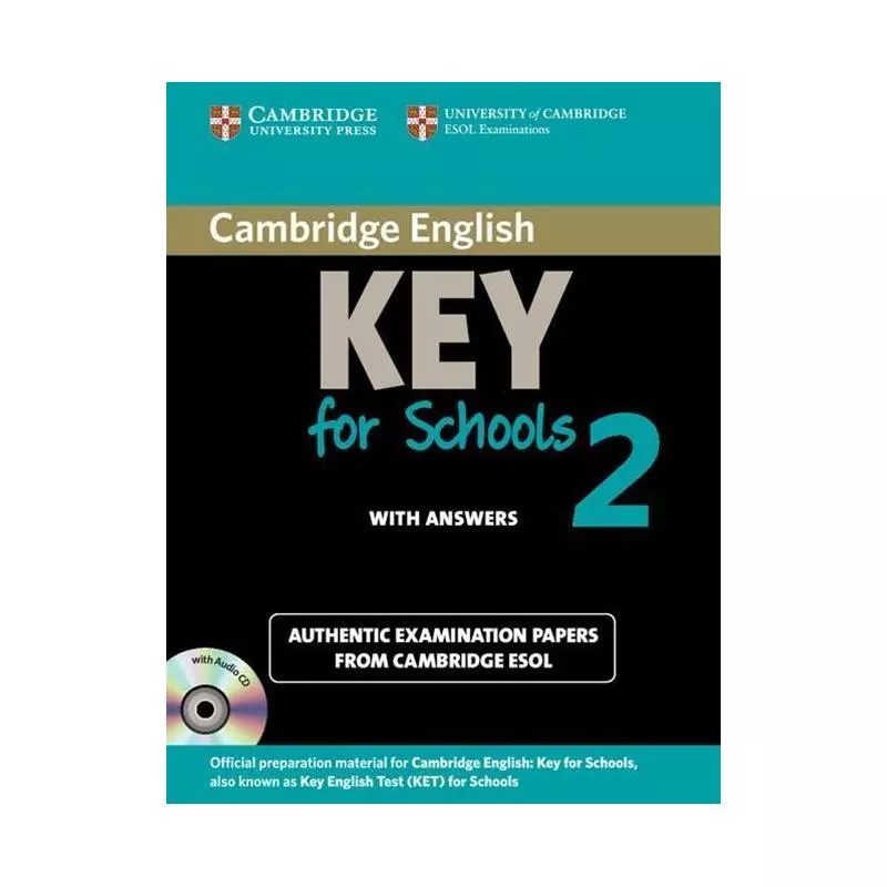 KEY FOR SCHOOLS 2 PODRĘCZNIK + CD - Cambridge University Press