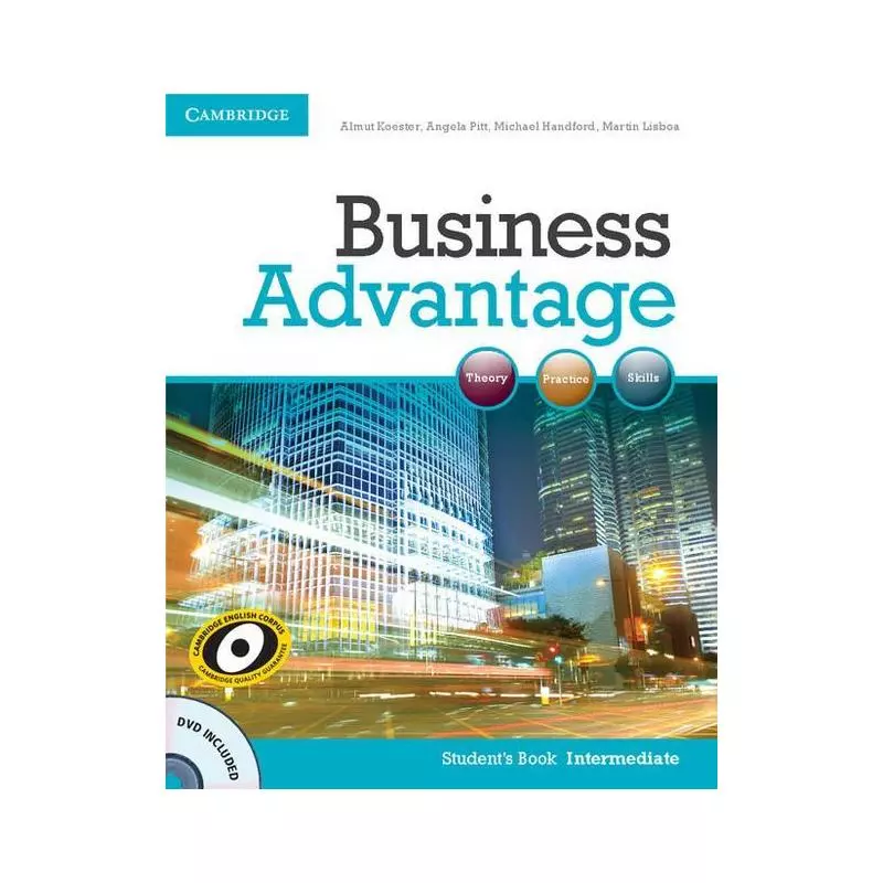 BUSINESS ADVANTAGE INTERMEDIATE PODRĘCZNIK + DVD Almut Koester, Angela Pitt, Michael Handford - Cambridge University Press