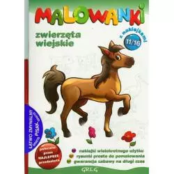 MALOWANKI Z NAKLEJKAMI ZWIERZĘTA WIEJSKIE - Greg