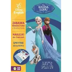 DISNEY KRAINA LODU ZABAWA EDUKACYJNA Z KRAINĄ LODU NAKLEJKI DO ĆWICZEŃ 4+ - Zielona Sowa