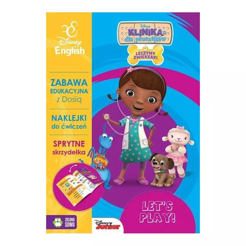 DISNEY ENGLISH ZABAWY EDUKACYJNE Z DOSIĄ 4+ - Zielona Sowa