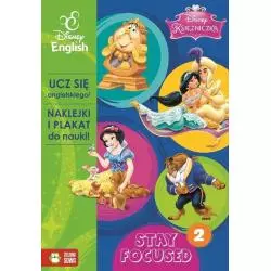 DISNEY KSIĘŻNICZKA UCZ SIĘ ANGIELSKIEGO! STAY FOCUSED 2 4+ - Zielona Sowa
