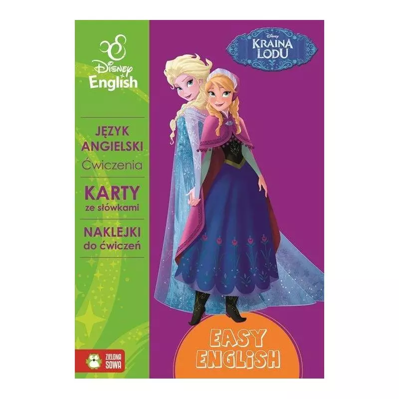 DISNEY KRAINA LODU JĘZYK ANGIELSKI ĆWICZENIA EASY ENGLISH - Zielona Sowa DISNEY KRAINA LODU JĘZYK ANGIELSKI ĆWICZENIA EASY ENGLISH - Zielona Sowa