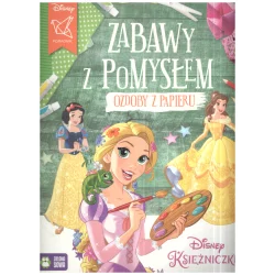 ZABAWY Z POMYSŁEM OZDOBY Z PAPIERU DISNEY KSIĘŻNICZKI - Zielona Sowa