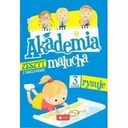 AKADEMIA MALUCHA ZESZYT Z NAKLEJKAMI 3-LATEK RYSUJE - Dragon