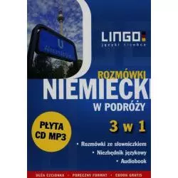 NIEMIECKI W PODRÓŻY ROZMÓWKI 3 W 1 + CD Piotr Dominik - Lingo