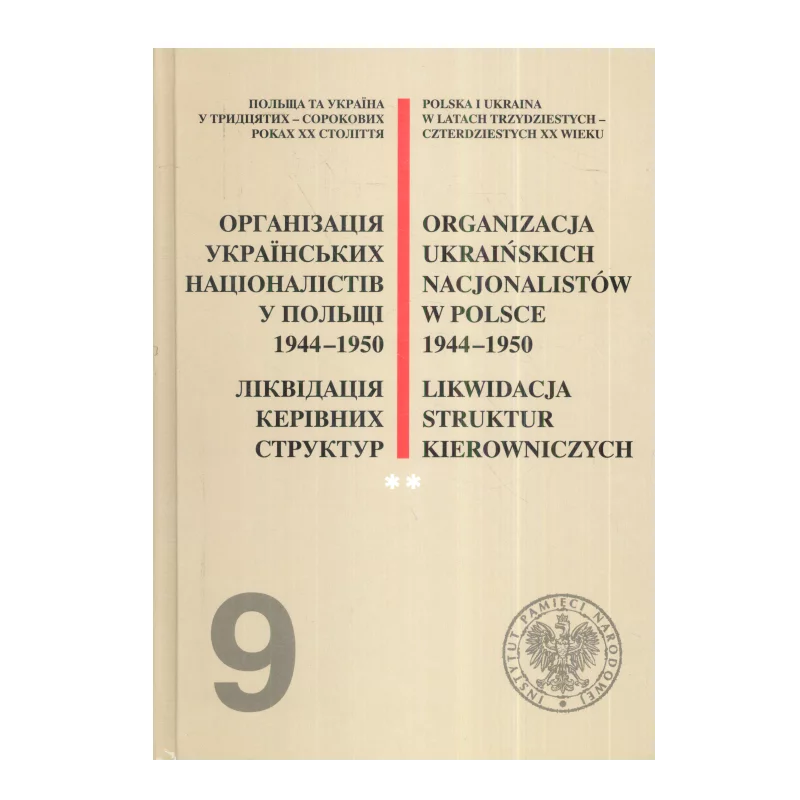 ORGANIZACJA UKRAIŃSKICH NACJONALISTÓW W POLSCE W LATACH 1944-1950. LIKWIDACJA STRUKTUR KIEROWNICZYCH - IPN