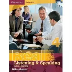 REAL 4 LISTENING AND SPEAKING WITH ANSWERS + 2 X CD - Cambridge University Press