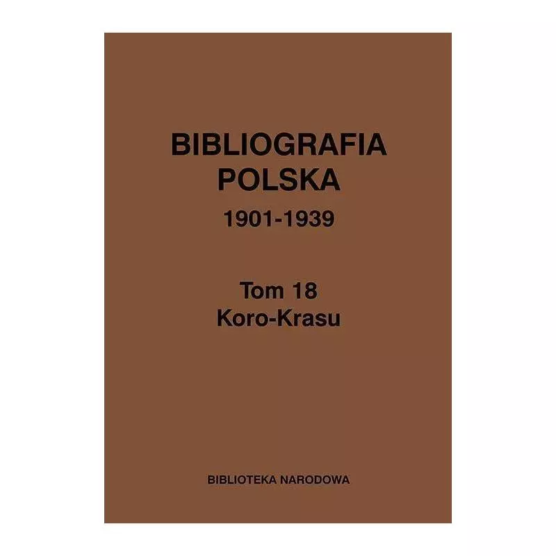 BIBLIOGRAFIA POLSKA 1901-1939 - Biblioteka Narodowa