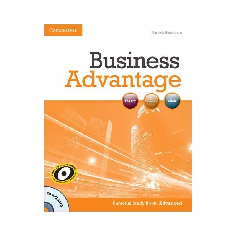 BUSINESS ADVANTAGE ADVANCED PERSONAL STUDY BOOK + CD Marjorie Rosenberg - Cambridge University Press