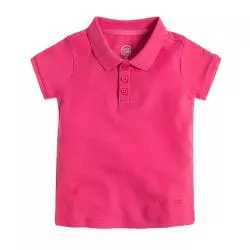 T-SHIRT POLO DZIEWCZĘCY RÓŻOWY 116 CM COOL CLUB - Cool Club