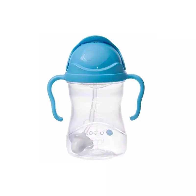 BIDON ZE SŁOMKĄ NIEKAPEK KOBALT B.BOX 270 ML 6M+ - b.box