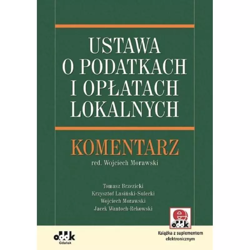 USTAWA O PODATKACH I OPŁATACH LOKALNYCH - ODDK