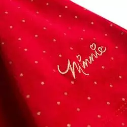 SUKIENKA DZIEWCZĘCA MYSZKA MINNIE CZERWONA ZŁOTE KROPKI + OPASKA 98 CM COOL CLUB - Cool Club