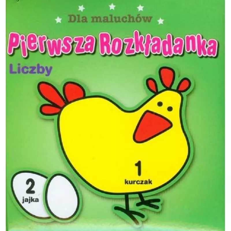 LICZBY. PIERWSZA ROZKŁADANKA DLA MALUCHÓW - Yoyo Books