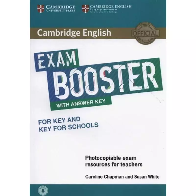 EXAM BOOSTER WITH ANSWER KEY Caroline Chapman, Susan White - Cambridge University Press