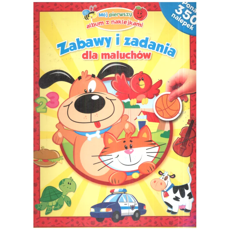 ZABAWY I ZADANIA DLA MALUCHÓW MÓJ PIERWSZY ALBUM Z NAKLEJKAMI Emma Fucci - Olesiejuk