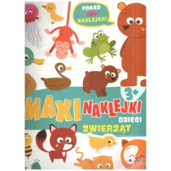 MAXINAKLEJKI DZIECI ZWIERZĄT PONAD 100 NAKLEJEK! 5+ - Olesiejuk