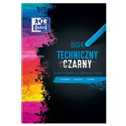 BLOK TECHNICZNY A3 CZARNY 10 KARTEK - Panon