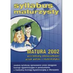 SYLLABUS MATURZYSTY MATURA 2002 - Tutor