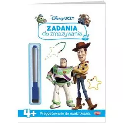 DISNEY UCZY TOY STORY ZADANIA DO ZMAZYWANIA + PISAK - Ameet